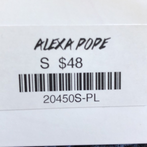 LUX LA purchased from Alexa pope backless purple dress size xs - Picture 4 of 4